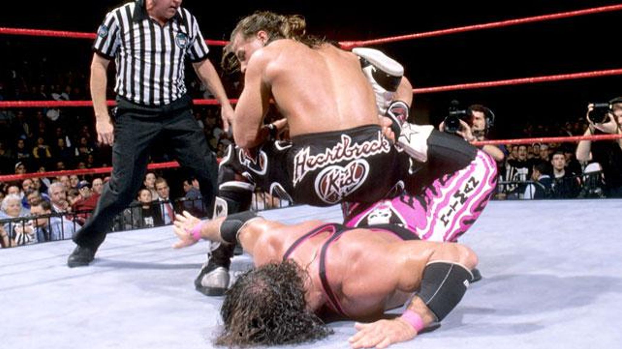 1 Bret Hart vs. Shawn Michaels – Survivor Series 1997 Montreal Screwjob