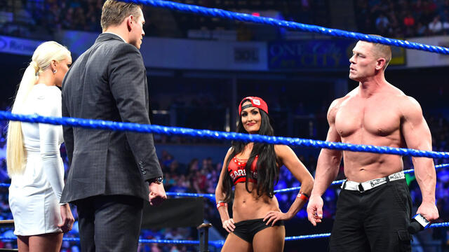 10 John Cena Nikki Bella vs. The Miz Maryse – WrestleMania 33 2017