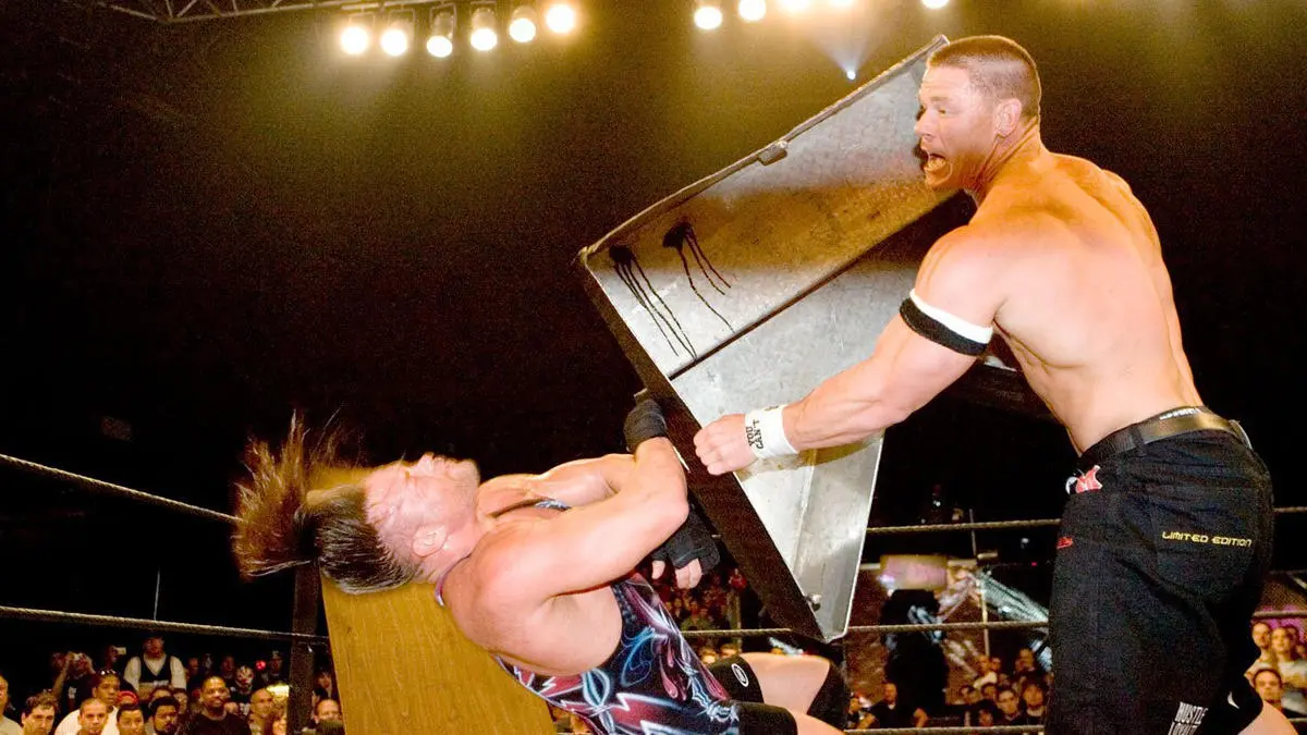 4 John Cena vs. Rob Van Dam – ECW One Night Stand 2006