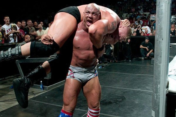 Iron Man Match, Brock Lesnar vs. Kurt Angle