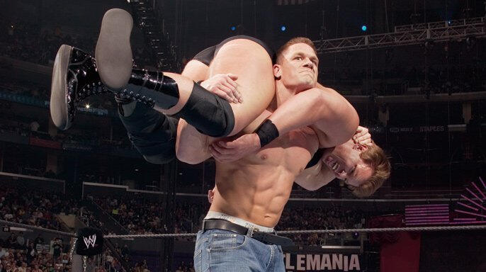 WrestleMania 21 (2005) – John Cena vs. John Bradshaw Layfield (JBL)