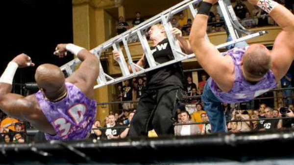 The Dudley Boyz vs. Tommy Dreamer & The Sandman – ECW House Party 1996