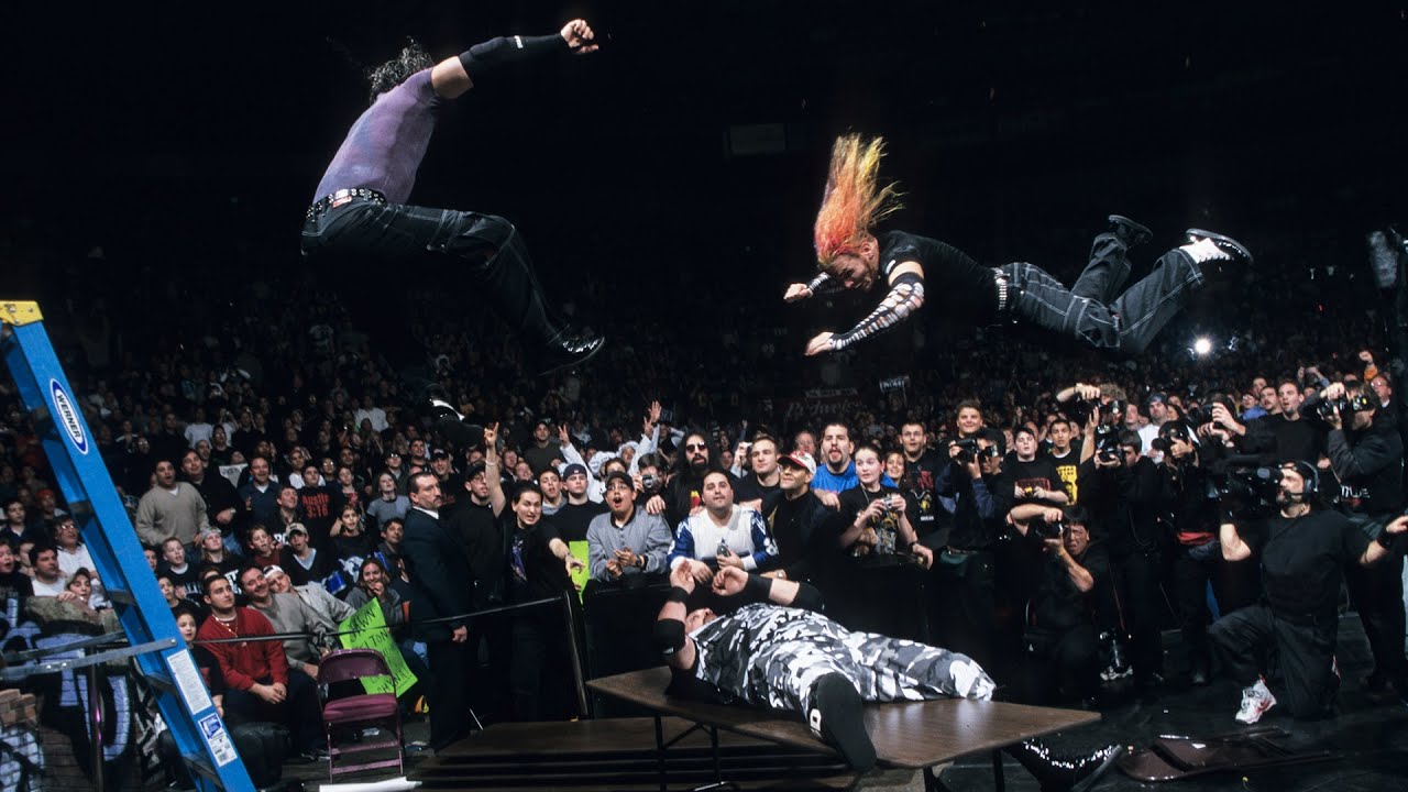 The Hardy Boyz vs. The Dudley Boyz – Royal Rumble 2000
