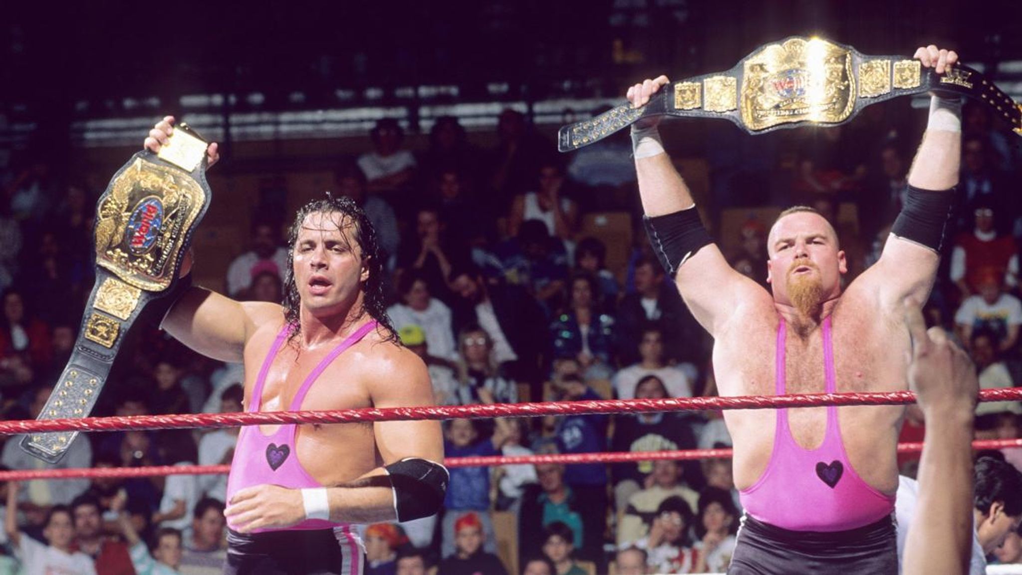 The Hart Foundation Bret Hart and Jim Neidhart