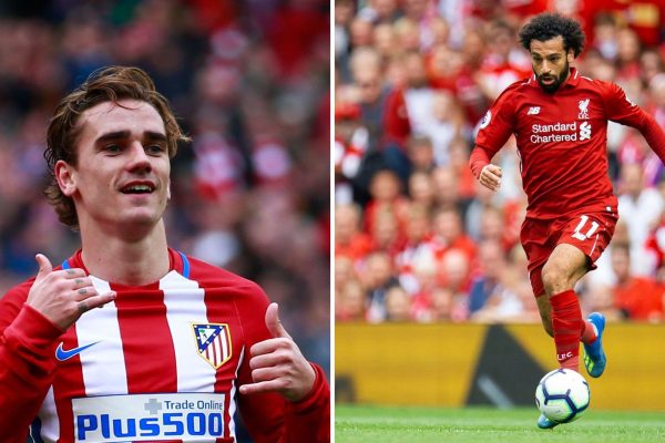 Atletico Madrid vs. Liverpool, Mohammad Salah and Griezmann