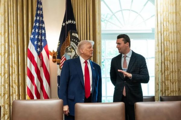 Charlie Kirk with POTUS President Donald Trump