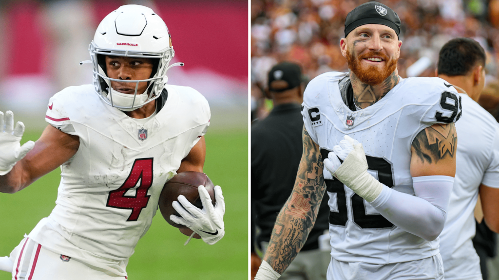 Rondale Moore and Maxx Crosby (Credits: Ari Meirov and Minnesota Vikings X Handle)