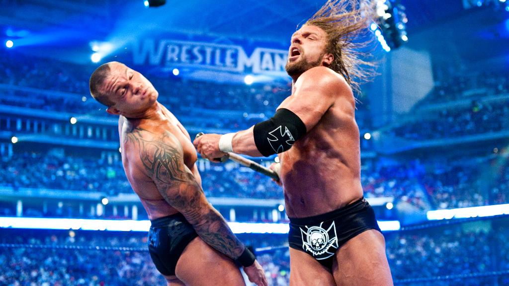 Randy Orton vs. Triple H (Credits: WWE)